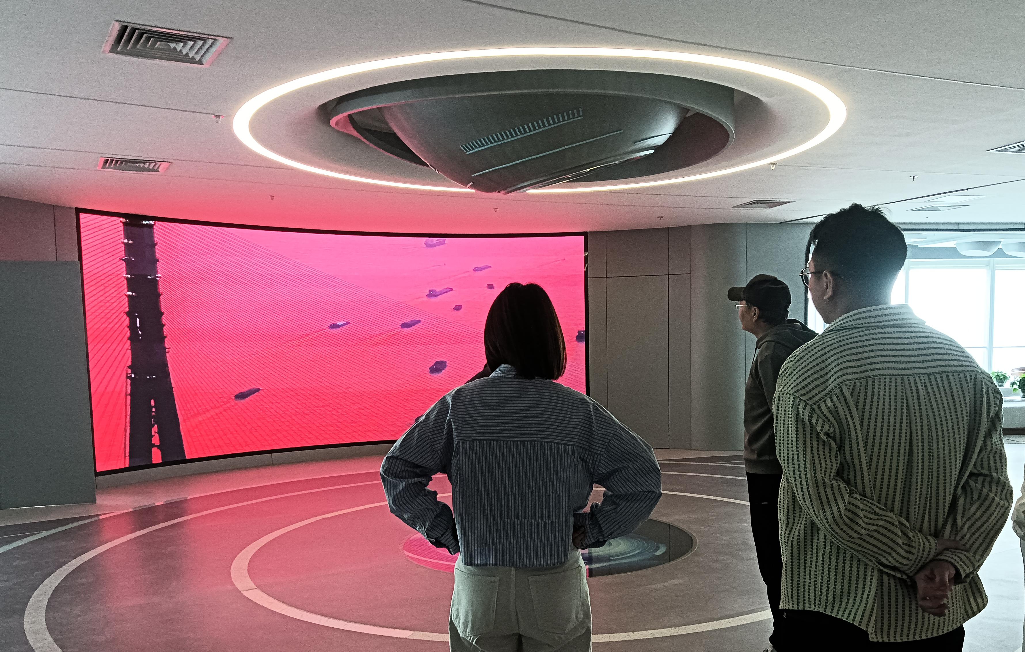 常州廣電傳媒中心軟膜屏P1.53